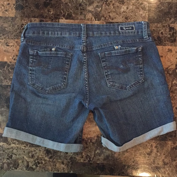 Blue Denim Shorts - Picture 2 of 4